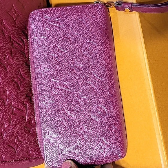 Louis Vuitton Empreinte Montaigne MM With Wallet Aurore Bundle set - Picture 8 of 16